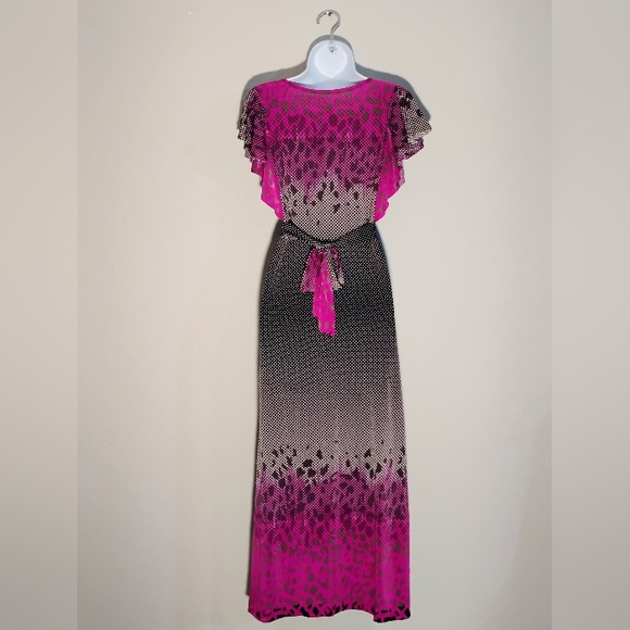 Multi-Patterned Long Dress - Picture 5 of 7